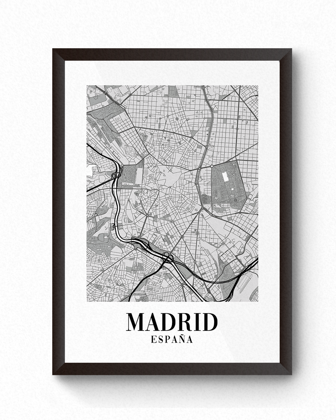 [Cuadro] Madrid - Ciudades Monocromáticas